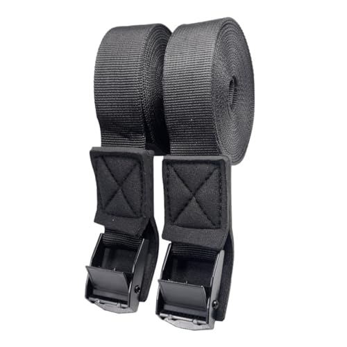 POPETPOP 1pair Heavy-Duty Tie Down Straps with Cam Buckle for Kayak Canoe Surfboard Lashing Strap for Roof Rack Cargo Securement and Enhanced Load Stability