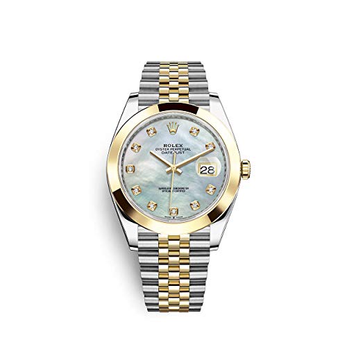 Rolex Datejust 41 Two Tone Oystersteel and 18k Yellow Gold/Jubilee Bracelet / 126303-0018 / White Mother of Pearl Diamond Dial