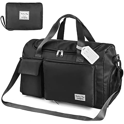 Flintronic Bolsa de Viaje, Bolsa de Viaje Ligera e Impermeable, Bolsa Grande de Fin de Semana, Bolsas de Hombro Cover
