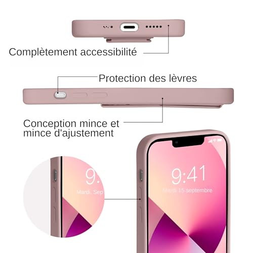 LAUDTEC Cover Silicone Compatibile con iPhone 13