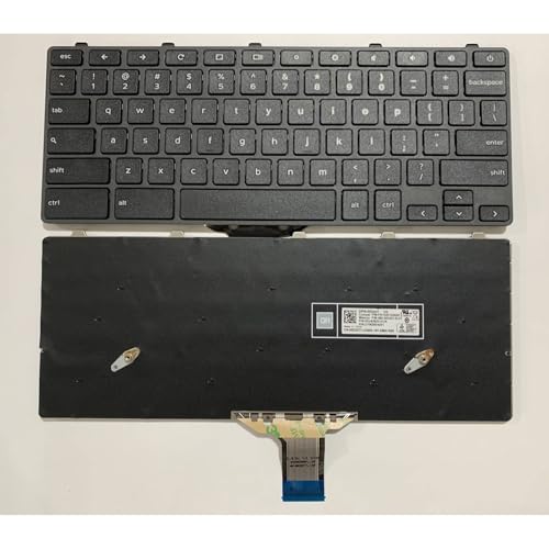Siakoocty �m�[�g�p�\�R�������p�L�[�{�[�h US Dell Chromebook 11 3100 3110 3400 5190�p �g���b�N�|�C���g�Ȃ� �o�b�N���C�g�Ȃ�