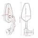 APEBAZY Bar End Mirrors Wide Angle Blind Spot Free Motorrad Rückspiegel Ultra Large Field Of View Anti-Stuffy Safe Riding Mirror