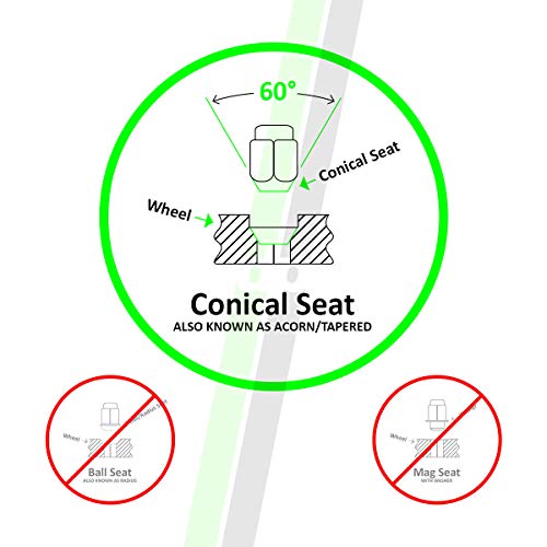 Dpaccessories 16 Black 12X1.25B Spline Tuner Lug Bolts For Aftermarket Wheels - 27Mm Shank Bs27K1He-Bk04016 #TOP4