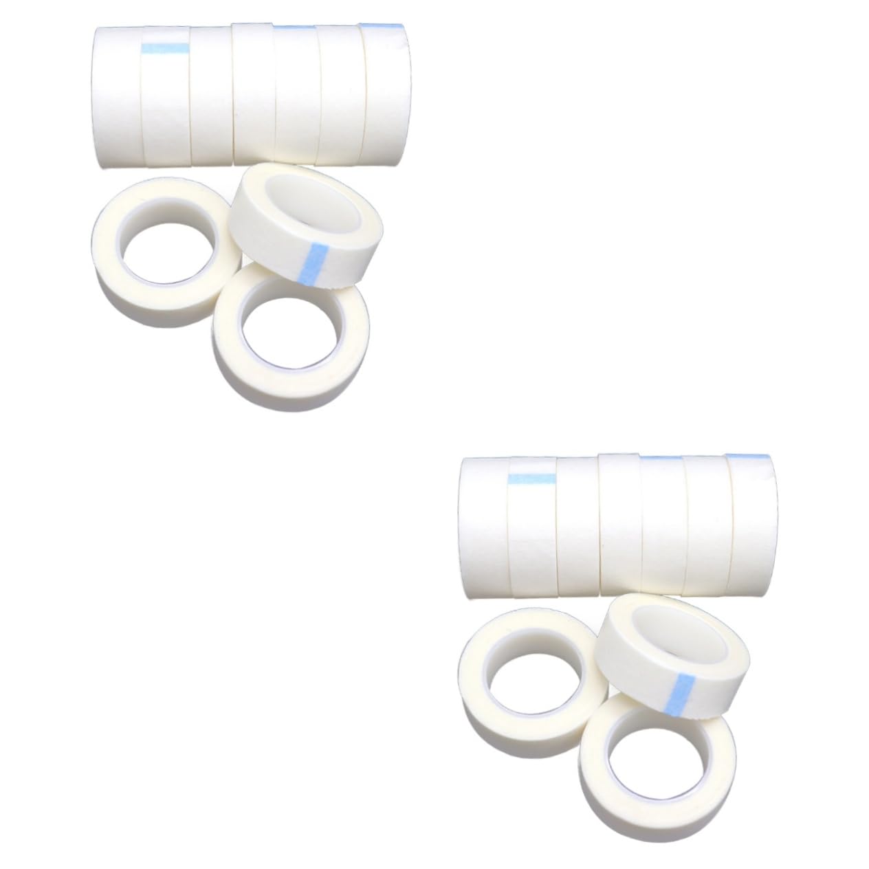 Didiseaon 2sets Eyelash Extension Adhesive Tape Non-woven Isolation Paper Lash Grafting Pads 24pcs*2