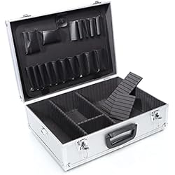 Maletin Aluminio Vacio XPOtool Maletín universal para herramientas 46x33x15,2cm almacenar herramientas medidores acolchado