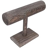 IMUSINICE Organizador de Joyas de Madera Maciza Diseño Retro, Soporte para Pulseras y Collares, Tamaño Compacto para Uso en Hogar y Tiendas