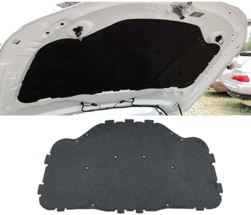 Cotone per Isolamento Acustico e Termico per Cofano Anteriore Motore Auto per BMW 5 Series E60 2004-2010, Tappetino Isolamento Fonoassorbente per Auto Interni Accessori