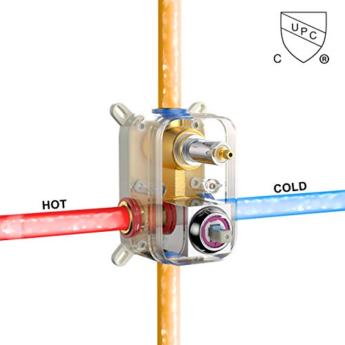 image for SR SUN RISE 16 Inches Polished Chrome Shower Faucet System Bathroom Lu