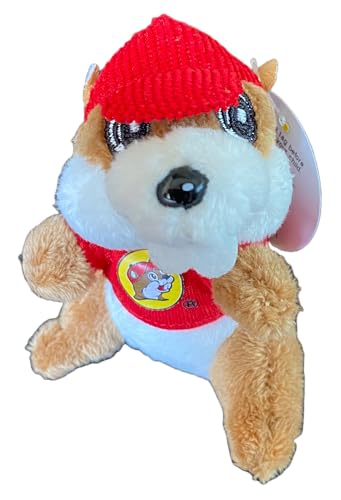 Image of Buc-ee's Beavers 4 inch Mini Stuffed Plush Keychain Keyring Backpack Clip