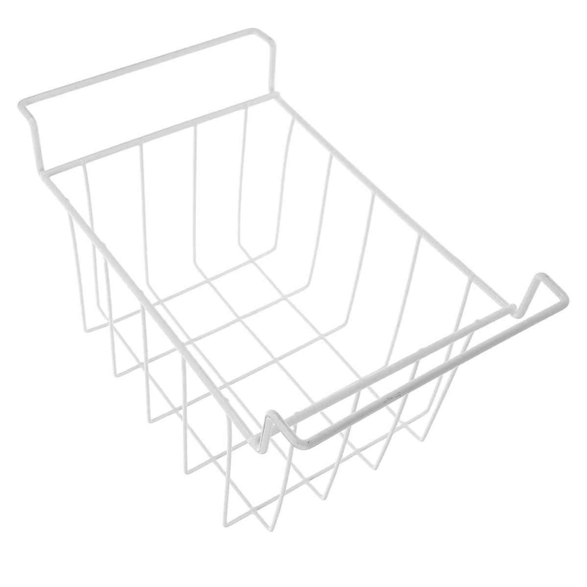 Panier de rangement congélateur en métal blanc durable