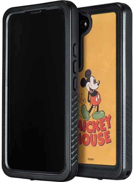 Skinit Waterproof Phone Case Compatible with Galaxy S24 Plus - Officially Licensed Disney Mickey Mouse Walt Disney Classic Character Design