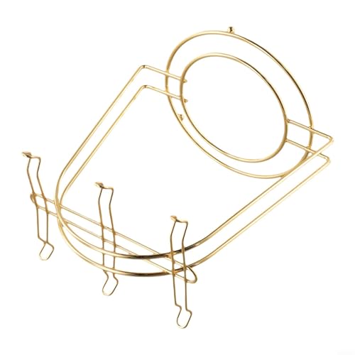 Soporte para tazas de café para 46 tazas, taza de cocina con escurridor, platillo de hierro, soporte de exhibición para decoración del hogar y restaurante