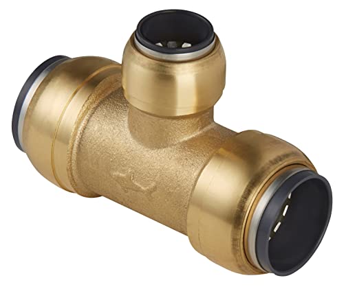 Sealey SBA2822T Sharkbite diameter 28mm x diameter 22mm Reducing Tee, Brass - Image 2