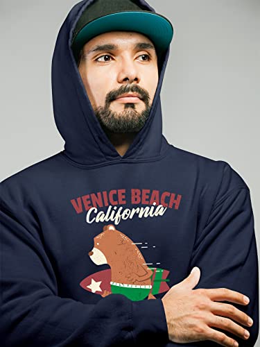 Sweat homme vintage avec logo sunshine state grande taille pull bleu
