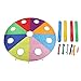 ANGGREK Umbrella Parachute Mole Game Promotes Cooperation Improves Ability 40 Small Strips Kids Outdoor Parachute Mole Game