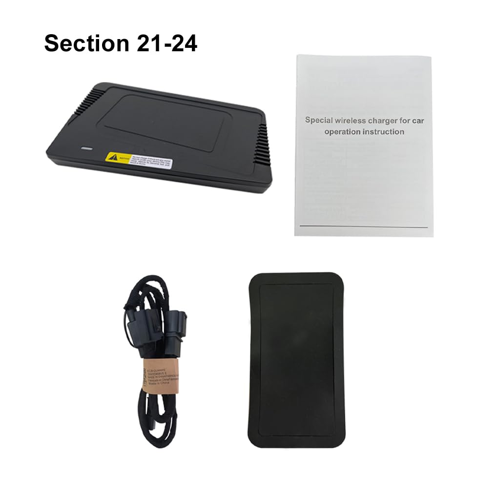 Cargador inalámbrico Duradero, Ajuste cómodo, Consola, 21-24 A3 S3 | smartphones A3 S3, carga inalámbrica, hecho para durar, cargador de coche para A3 S3