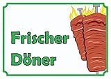 HB-Druck Frischer Döner Schild A0 (841x1189mm)