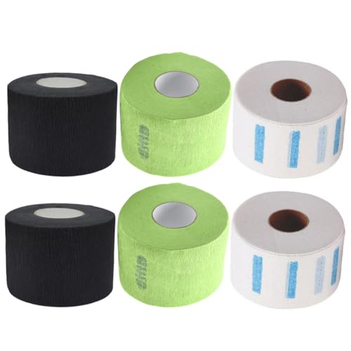Bandes de papier pour coupe de cheveux anti-grattage, bandage de protection de cou jetable