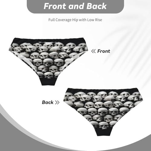 (Skull) Men's Triangle Briefs, Soft Sexy Comfortable Breathable Underwear for Men-4