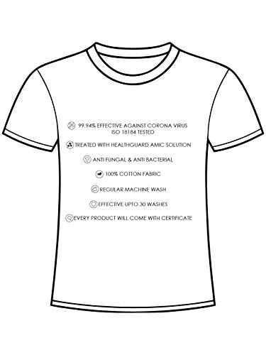 Image of GRITSTONES Men's Regular Fit Cotton Anti Viral T-Shirt GSFSANTIRND
