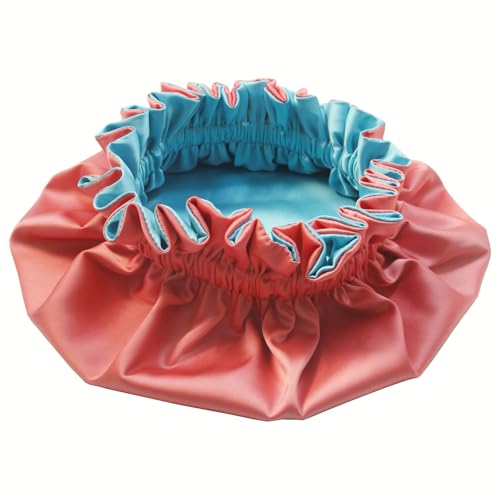 Image of AKISS Baby Infant Newborn Toddler Satin Silk Hair Bonnet for Baby Girl Boy Sleeping Kids Cap Hat