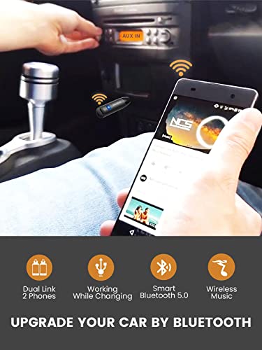 Adattatore Aux Bluetooth da 3,5 mm per Auto