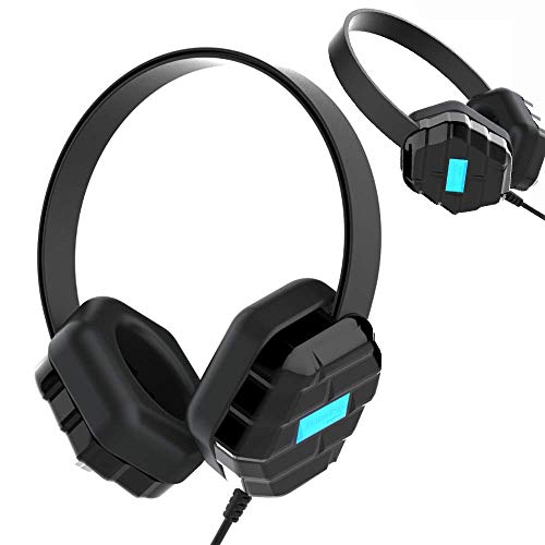 Gumdrop Droptech B1 Headset (10 Pack/Bulk) On-Ear Headphones For Kids W/Boom Mic, 3.5 Mm Chew Proof Cord For K-12, Students & Classroom (Drop Tested, Comfortable, Lightweight, Rugged, Easy Cleaning) #TOP6