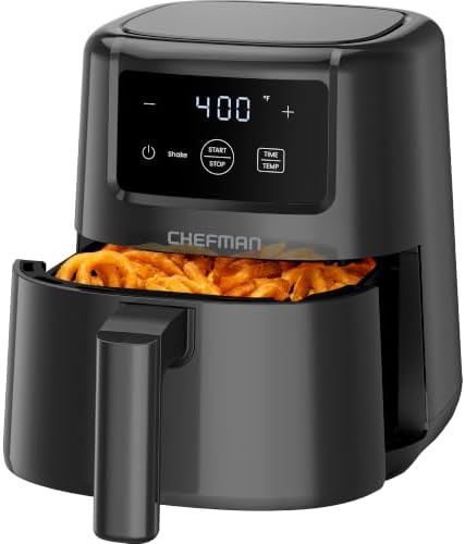 CHEFMAN 2 Qt Mini Air Fryer – Digital Space-Saving Compact Air Fr...