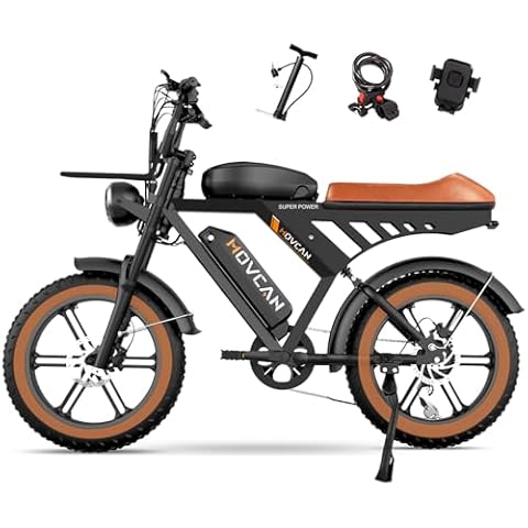 Movcan Electric Bike for Adults,1500W Motor 20 in Fat Tire Ebike,Up to 32MPH & 120 Miles,31.2AH Dual Battery, with Basket, 7 Speed Gear, Hydraulic Brakes&Full Suspension Electric Motorcycle Bicycle Cover