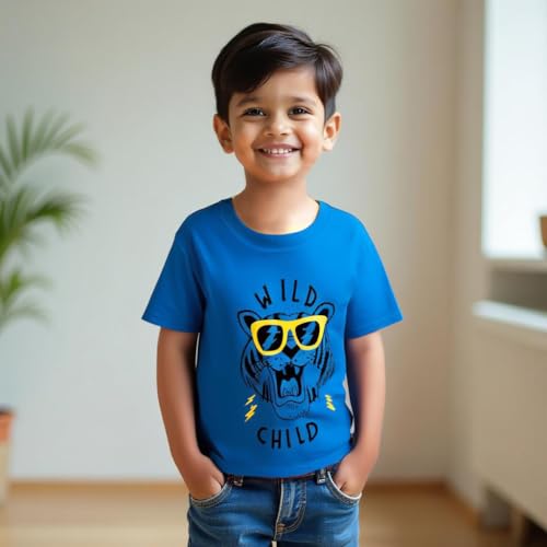 Image of NammaBaby Baby Boys Cotton Regular Fit T-Shirt