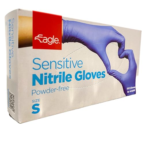 Eagle Large Sensitive Nitrile Gloves Food Prep Non...