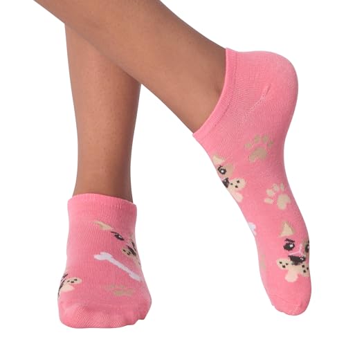 Image of K. Bell women's Fun Food & Drink Low Cut Socks - 6 Pairs - Cool & Cute Novelty Gifts