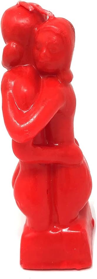 Red 5.75 Inch Lovers Couple Candle Love Ritual Fall in Love with Me Spell