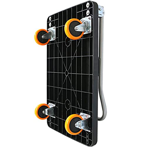 Carretilla multifuncional de mano de acero con ruedas sólidas miniatura 3