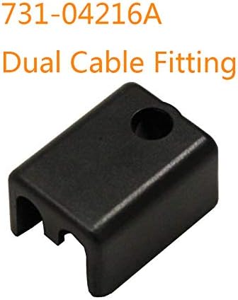 Miniatura 3 de AOTWD 731-04216A 731-04216 Soporte de montaje de cable doble para máquinas MTD Craftsman Troy-Bilt Yard