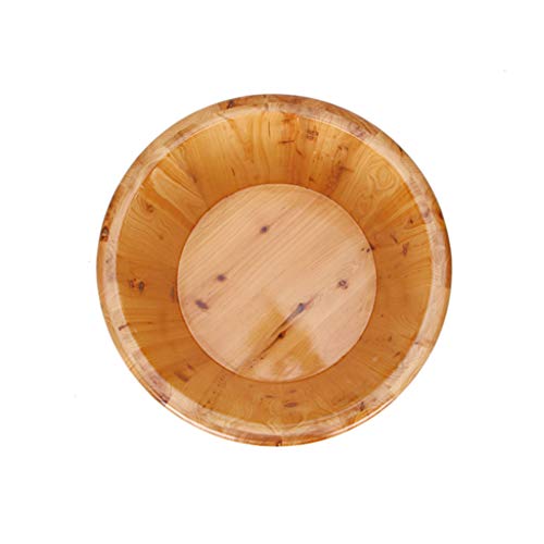 Baño de pies de madera con aislamiento térmico 25cm miniatura 4