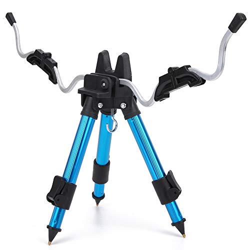 Canna Da Pesca In Mare – Treppiede Portatile Da Pesca In Mare, Supporto Multifunzionale Per Canna Da Pesca, Telescopico, Telescopico, Supporto Per Canna Da Pesca Per Mare, Spiaggia, Riva, Molo - Foto 7