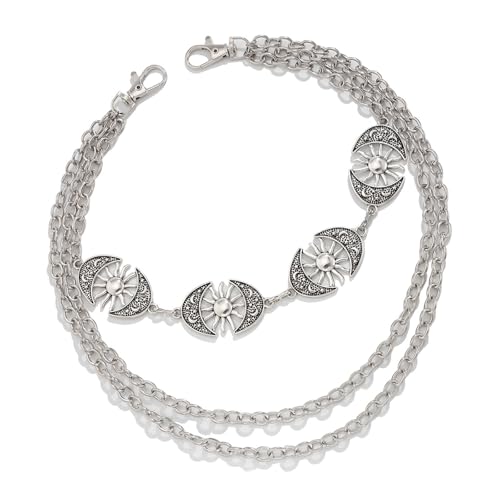 Tassels Chain Belt Personality Charm Belt Durability Metal Chain Trendy Belt for Fashion Enthusiasts