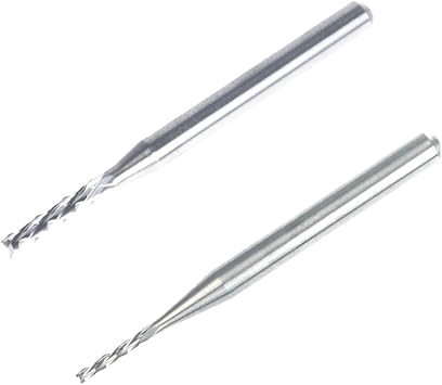 Almencla 2 parçalı matkap seti çelik matkap çelik matkap freze matkap ucu, keman yapımı mandolin için, 1,2 mm + 2 mm