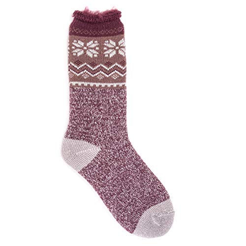 MUK LUKS Women's Heat Retainer Thermal Socks2