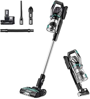 Eureka H11 Cordless Stick Vacuum Cleaner, 2-in-1 Powerful Suction Battery Vacuum for Carpet, Hard Floor & Pet Hair, Handle Vacuum with LED Display & Wall Mount, Up to 65 Minutes Runtime