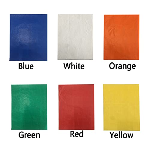 Lot de 100 feuilles de papier carbone couleur A4, papier de transfert de carbone, 21 x 29,7 cm, pour tracer des motifs de dessin sur des projets en bois, toile (jaune) – vue 6