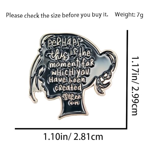 Image of Enamel Pin,Feminist Lapel Pin,Inspirational Quote Badge,Gift For Woman Teens Girls Adults Friends Family DIY Decor Canvas Bags Denim Jacket Shirt Collar Backpack Lanyards Accessory