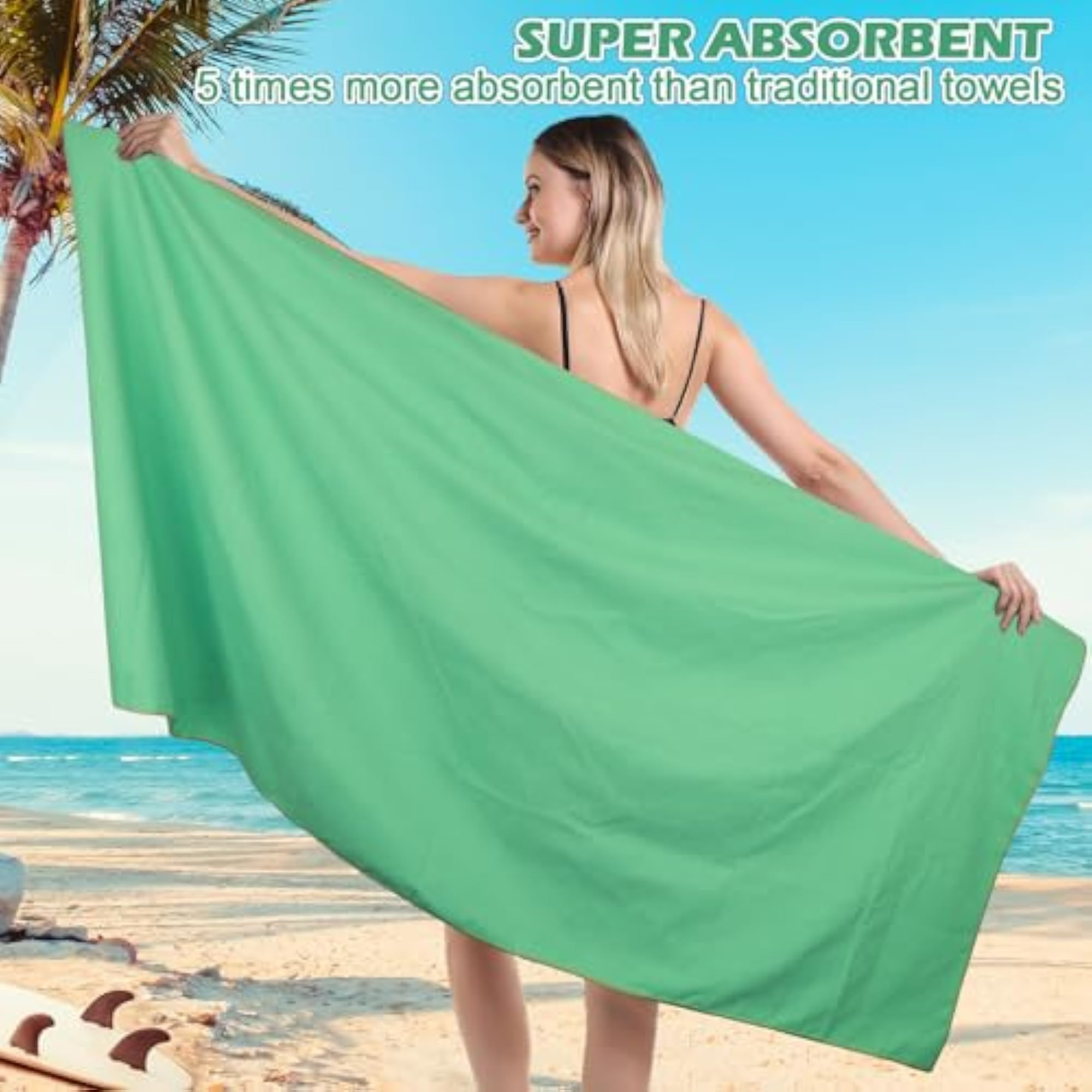 Compact Quick Drying Microfibre Beach Towel