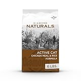 Diamond Naturals Active Cat Adult Dry Cat Food Chicken Protein Formula from Cage-Free Chicken with Superfoods, Probiotics, Antioxidants and Essential Nutrients 6lb
