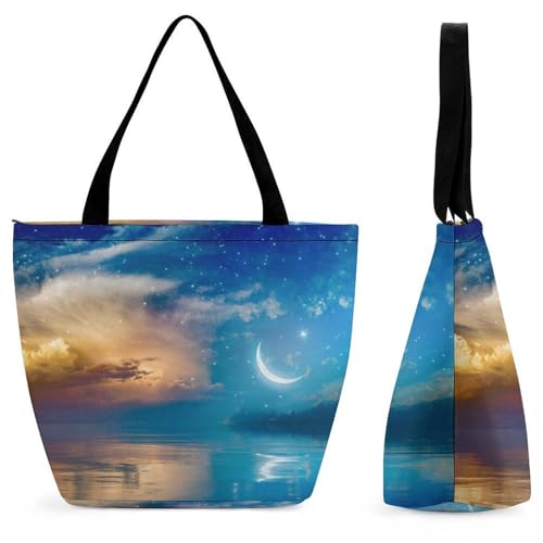 Sac de shopping pour voyage Mer Bleue le grand sac à main femme de vos weekends