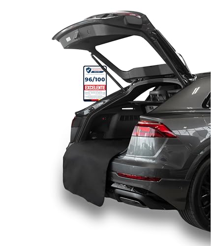 LIONSTRONG Protector de Umbral Maletero [Acolchado e Impermeable] – Alfombrilla de Protección Universal para Coches Compactos a SUV – Protección Maletero Perros – Resistente Arañazos