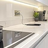 BG Electrical 12W Double Switched Power Wall Plug Socket with USB A and USB C Charging Ports, Nexus Metal, Antique Brass, 13A, NAB22UAC12B - Image 7