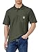Produktbild Carhartt Herren Loose Fit, mittelschweres, kurzärmliges Pocket Polohemd , Moos, L