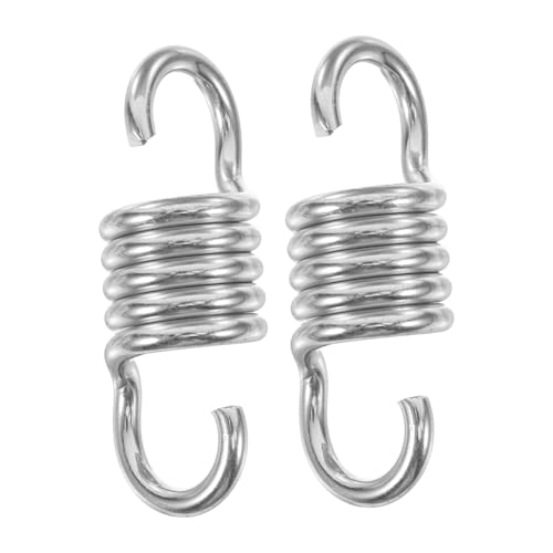 Gatuida 2pezzi Molle Per Altalene Da Veranda Per Carichi Pesanti Gancio Per Appendere Amaca Molla Per Sedia Sospesa Kit Per Appendere Altalene Gancio Di Sospensione in Acciaio Inossidabile